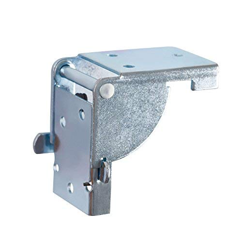 GedoTec Bisagra de solapa Consola plegable tapa tabla para Patas mesa y Bancos Galvanizado con acero pies la 38 x 38 mm Calidad marca su Sala estar, 2 piezas - 1 par