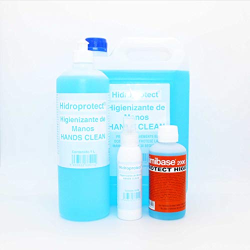 GEL DE MANOS- DESINFECTANTE DE MANOS -HIGIENIZANTE DE MANOS - HANDS CLEAN - 100 ml PULVERIZADOR - QUIMIBASE - HIDROPROTECT…