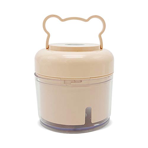 Gelentea - Mini procesador de picadora de ajos eléctrico inalámbrico para picadora de ajos, procesador de alimentos, molinillo de verduras