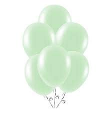 Gemar - 100 globos para fiestas, globos de látex para helio o graduación, globos, bodas, fiestas, decoración, cumpleaños, aniversario (verde menta (macaron)