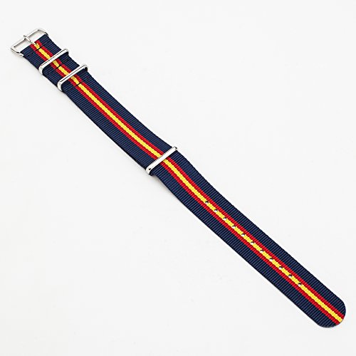 Gemony NATO Strap Prima balístico Nylon Correa de Reloj (18mm,20mm,22mm) WB-105