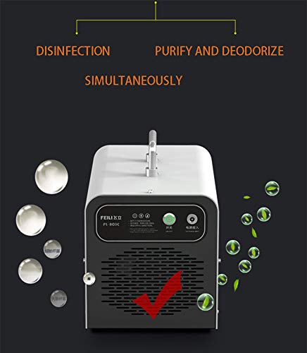 Generador De Ozono Comercial, Eliminador De Olores, Purificador De Aire De Ozono Industrial, 3000MG/H, Ionizador para Habitaciones, Humo, Coches Y Mascotas