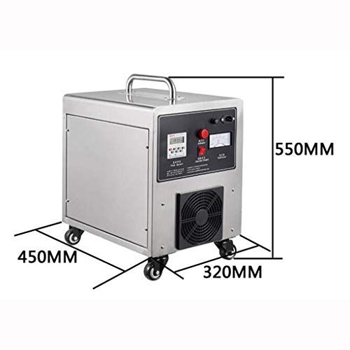Generador ozono 30000 mg / h, Máquina desinfección ozono esterilización espacial industrial, Diseño rueda universal, Apto para todo talleres, fábricas, Es el desinfectante reconocido a nivel mundial.