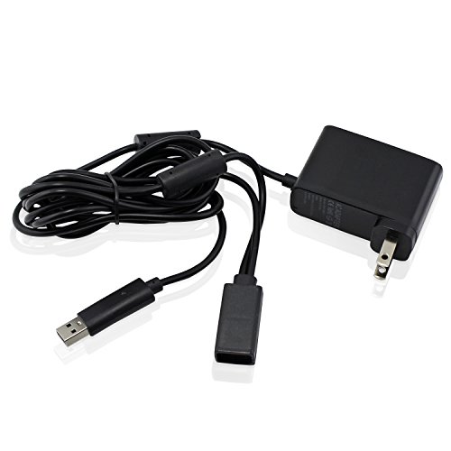Generic - Adaptador con enchufe europeo para sensor Kinect de Microsoft Xbox 360 (adaptador de CA, conector USB)