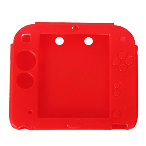 Generic Protective Silicone Case Cover for Nintendo 2DS---Red [Importación Inglesa]