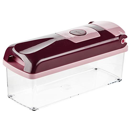 Genius Nicer Dicer Plus | 14 piezas | Cortar | Rallar | Rebanar | Cortar en dados | Cortador para fruta y verdura