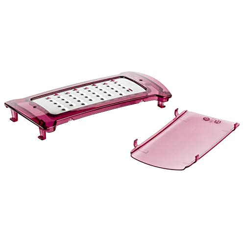 Genius Nicer Dicer Plus | 14 piezas | Cortar | Rallar | Rebanar | Cortar en dados | Cortador para fruta y verdura