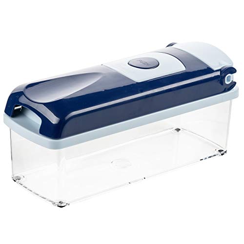 Genius Nicer Dicer Plus Cortador y rallador de Frutas y Verduras, 14 Piezas, Cortador de cebollas, Patatas y Tomates