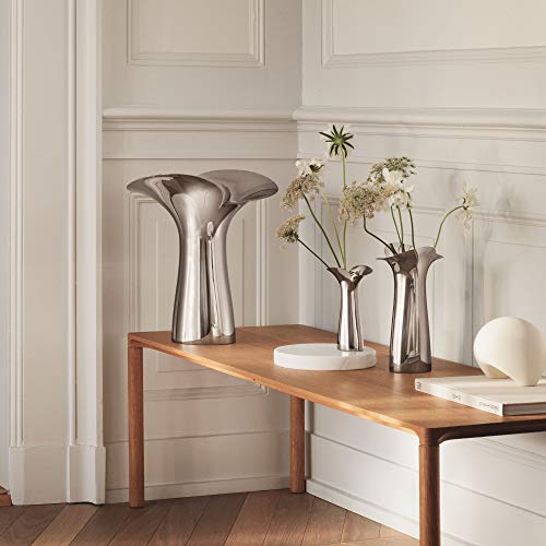 Georg Jensen Botanica JARRÓN 330 MM, Acero Inoxidable Pulido Brillante, Large