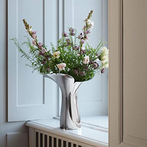 Georg Jensen Botanica JARRÓN 330 MM, Acero Inoxidable Pulido Brillante, Large