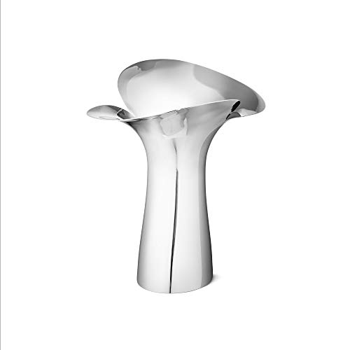 Georg Jensen Botanica JARRÓN 330 MM, Acero Inoxidable Pulido Brillante, Large
