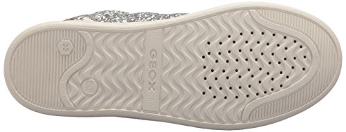 Geox J DJROCK Girl D, Zapatillas para Niñas, Plateado (Silver), 33 EU