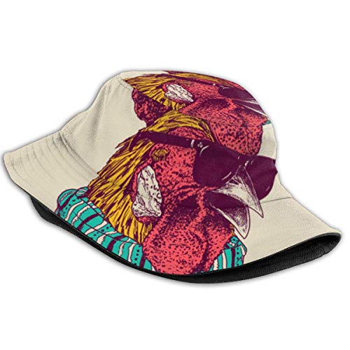 Get Woke Patrón Pescador Sombrero Unisex Ocio Viaje Playa Sol Sombrero Transpirable Gorra Protección UV Negro