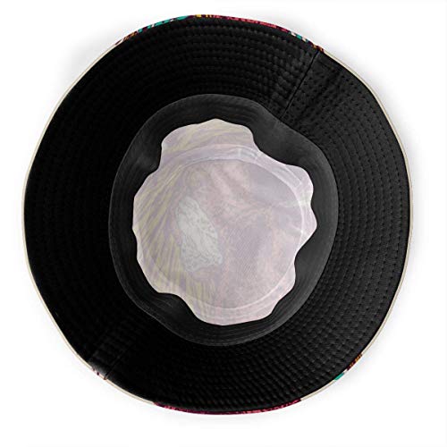 Get Woke Patrón Pescador Sombrero Unisex Ocio Viaje Playa Sol Sombrero Transpirable Gorra Protección UV Negro
