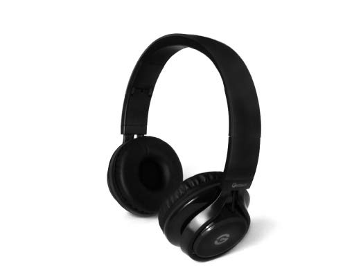 GETTTECH Auriculares con micrófono Sonority Ajustable, Conector estéreo 3.5mm Negro (gh-3100n)
