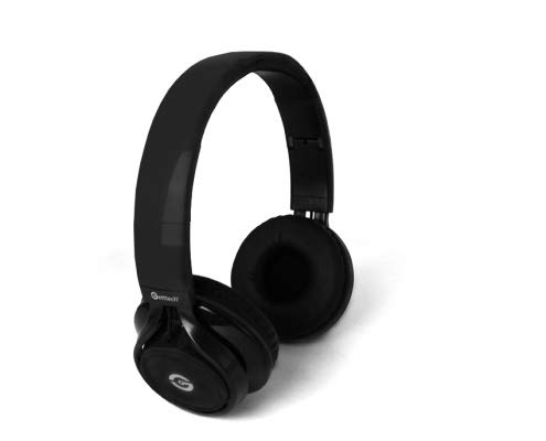 GETTTECH Auriculares con micrófono Sonority Ajustable, Conector estéreo 3.5mm Negro (gh-3100n)