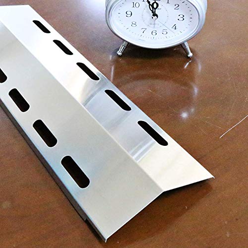 GFTIME Placa de Calor Barbacoa de Gas Piezas de Repuesto para Select Ducane 5 Burner FirePlus Fire Mountain Char-Broil CosmoGrill Campingaz, Y Otros Parrilla Barbacoa Acero Inoxidable BBQ Reemplazo
