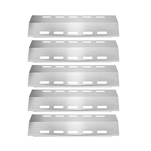 GFTIME Placa de Calor Barbacoa de Gas Piezas de Repuesto para Select Ducane 5 Burner FirePlus Fire Mountain Char-Broil CosmoGrill Campingaz, Y Otros Parrilla Barbacoa Acero Inoxidable BBQ Reemplazo