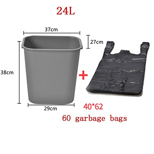 GGDJFN Cubo De Basura Cubo De Basura Residuos Gran Capacidad Gris Recipiente De Basura Comercial Al Aire Libre, Cocina Papelera De Reciclaje, Restaurante For El Hogar Comedor De Gran Capacidad Sin Cub