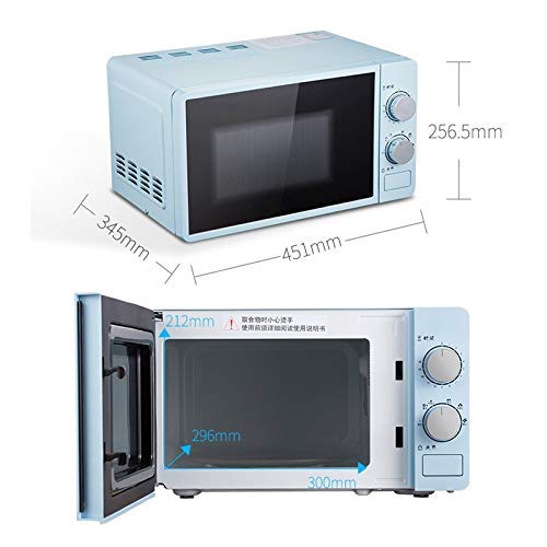 GH-YS Horno de microondas Multifuncional pequeño de 20L 220V Calentador de Alimentos Giratorio mecánico Cocina para cocinar al Vapor/Calentar/hervir, Rosa