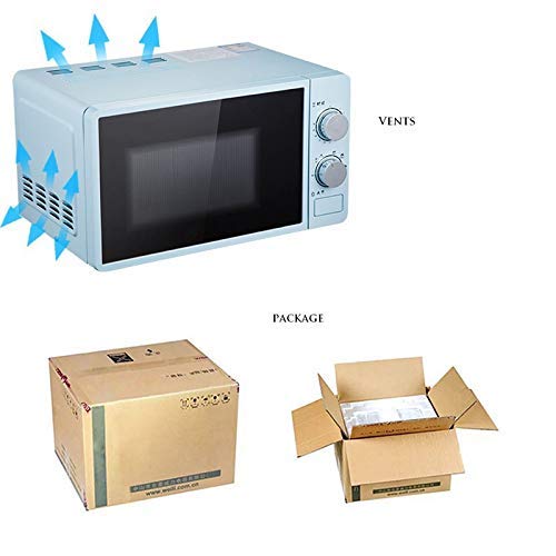 GH-YS Horno de microondas Multifuncional pequeño de 20L 220V Calentador de Alimentos Giratorio mecánico Cocina para cocinar al Vapor/Calentar/hervir, Rosa