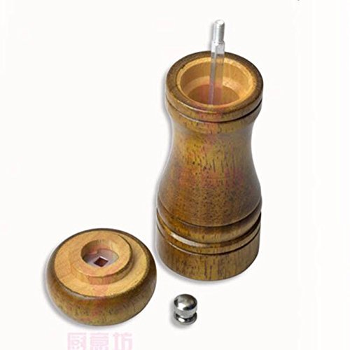 GiberLoLo Molinillo Especias, Corn Mill Molinillo de Núcleo de Acero Inoxidable Herramientas de Cocina Grind Capstan Picadora de sal manual - 22.6 cm ( 10 inch )