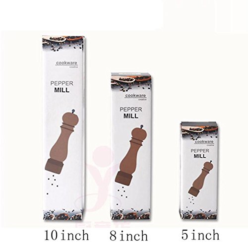 GiberLoLo Molinillo Especias, Corn Mill Molinillo de Núcleo de Acero Inoxidable Herramientas de Cocina Grind Capstan Picadora de sal manual - 22.6 cm ( 10 inch )