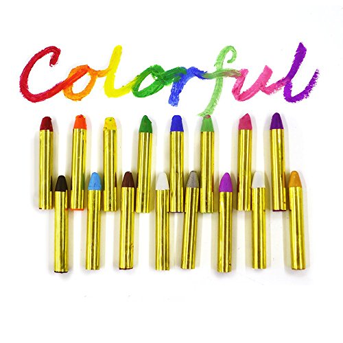 GiBot Pintura Facial y corporales, 16 Colores Pintura Corporal y Facial Body Paint, Maquillaje Carnival Set para niño, no tóxico, Easy on y Off