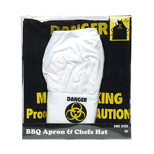 Gift House International GH-AP10007 - Gorro de Chef y Guante para el Horno, tamaño King Size