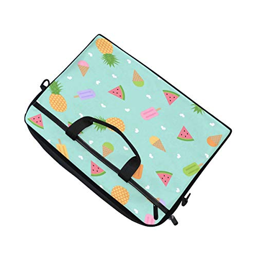 GIGIJY - Maletín de lona con diseño de frutas de verano, 13 en 13,3 en 14 en 15 pulgadas para niños, niñas, mujeres y hombres