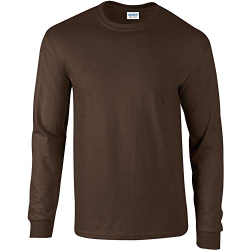 Gildan - Camiseta básica de manga larga para hombre- 22 colores diferentes