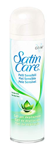 Gillette Venus Swirl Maquinilla de Afeitar Mujer + 2 Cuchillas de Recambio + Funda de Viaje + Gel de Depilación Satin Care, 200 ml, Set de Regalo