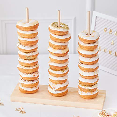 Ginger Ray- Gold Wedding Apilador de rosquillas, Color metálico (GO-175)