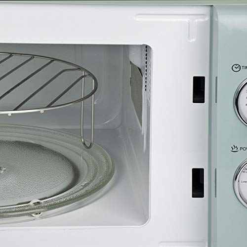 Girmi FM21 - Horno de microondas con diseño vintage, 20 litros, 700 + 800 W