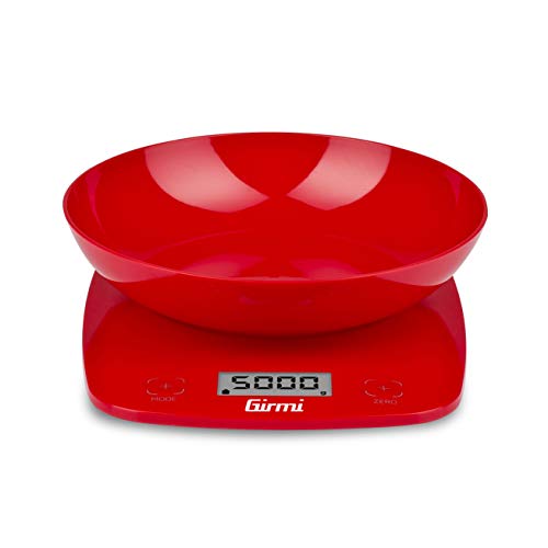 Girmi ps0102 Báscula de cocina, 0 W, plastic, rojo