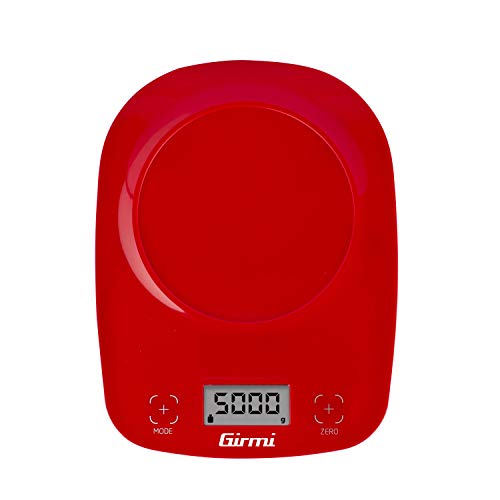 Girmi ps0102 Báscula de cocina, 0 W, plastic, rojo