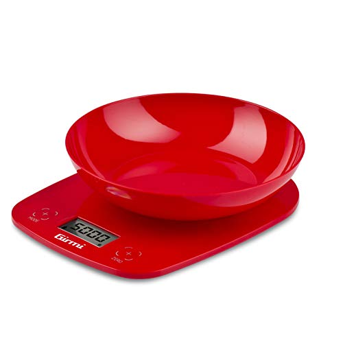 Girmi ps0102 Báscula de cocina, 0 W, plastic, rojo