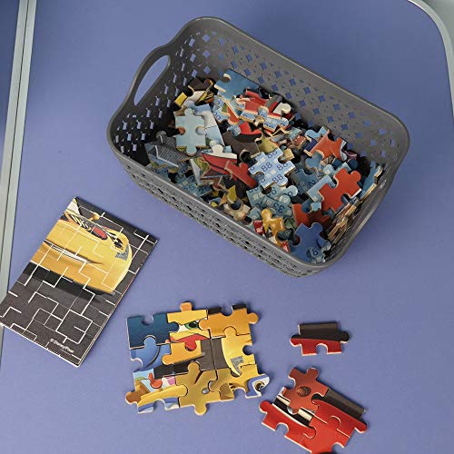 Gitany 12-Pack Cestas de Almacenaje con Asa, Cesta de Plástico de Cocina (Pequeña)