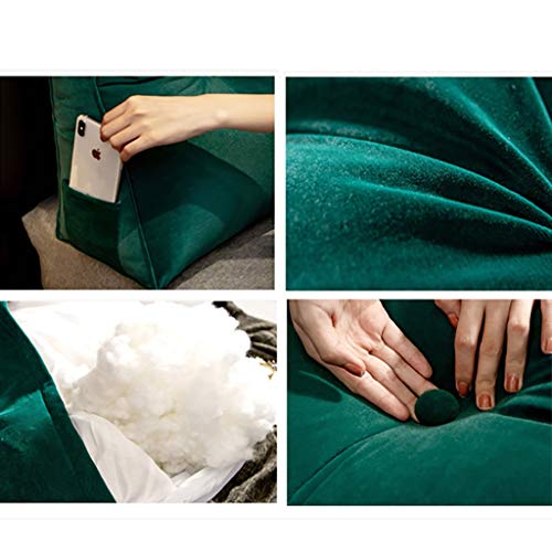 GJ Acolchado For La Cabeza Cuña Triangular, Respaldo, Amortiguador Trasero Lectura Tatami, Sofá Cojín Almohada La Cabeza, Desmontable, Fácil De Limpiar, 7 Tamaños (Color : A, Size : 150×20×50cm)