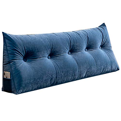 GJ Acolchado For La Cabeza Cuña Triangular, Respaldo, Amortiguador Trasero Lectura Tatami, Sofá Cojín Almohada La Cabeza, Desmontable, Fácil De Limpiar, 7 Tamaños (Color : A, Size : 150×20×50cm)