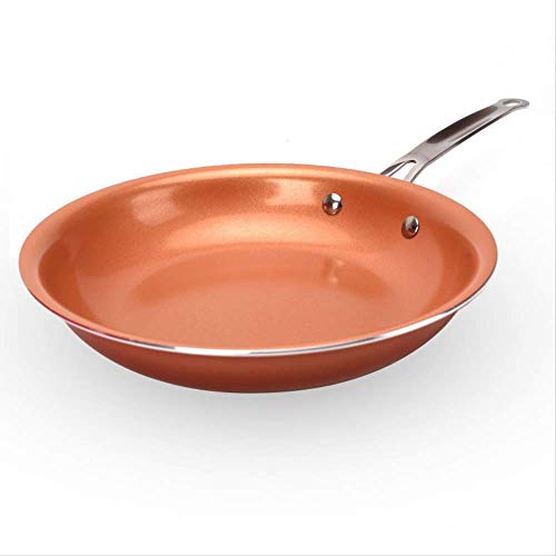 GJDBBLY Olla Non Stick Koekenpan Koperen Pan Koekenpan Met Coating Pan Horno Geschikt Inductie Wok Titanio Koekenpan como se Muestra como se Muestra