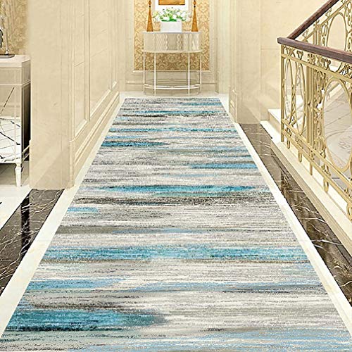 GJIF Alfombra de pasillo Resistente al Desgaste geométrico se Puede Cortar la Alfombra Lavable del Pasillo Antideslizante, Longitud Personalizada (Size : 1x3m)