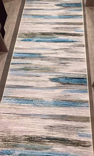 GJIF Alfombra de pasillo Resistente al Desgaste geométrico se Puede Cortar la Alfombra Lavable del Pasillo Antideslizante, Longitud Personalizada (Size : 1x3m)