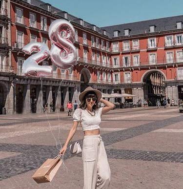 Globo numero 26 o 62 Oro Rosa. Globos Foil Gigante números 2 6 fiestas cumpleaños decoración fiesta aniversario boda tamaño grande 70 cm con accesorio para inflar aire o helio (26/62 Oro Rosa)