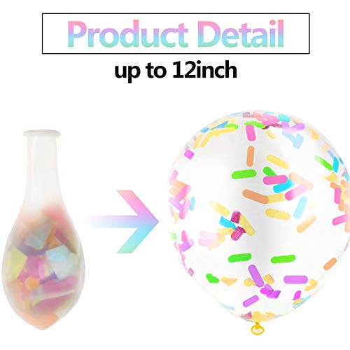 globos confeti colores,paquete de globos de confeti,globos de látex de confeti,globos de confeti transparente,globos de confeti para decoraciones fiesta cumpleaños