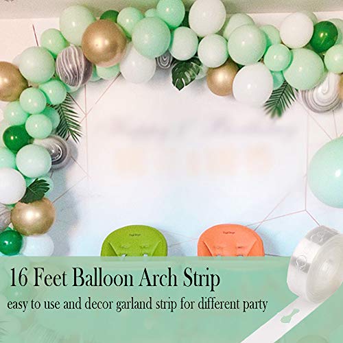 Globos de Cumpleaños, Globo Verde Menta, Globo de Confeti metálico para cumpleaños, Despedida de Soltera, Suministros para Bodas