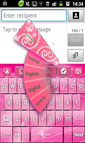 GO Keyboard Pink Dream