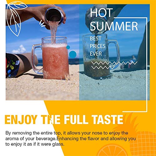 Go Swing, Herramienta De Barra Para Abridor De Latas En Topless, Abrelatas Manual De Seguridad Fácil Sin Dejar Bordes Afilados, Para Cerveza, Seltzer, Bebidas Mezcladas, Sacacorchos (2 Piezas)