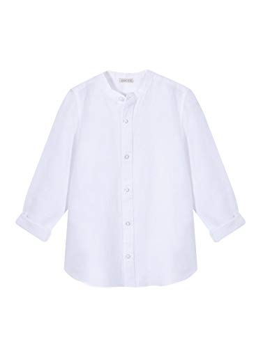 Gocco Camisa Cuello Mao, Blanco (Blanco S02cmlca301wa), 2 años (Tamaño del Fabricante: T: 2-3) para Niños