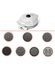 Gofreras electricas, Máquina para donuts Los fabricantes de mini torta Máquina para pizzas Multifunción Casa Placa de cocción diferentes Que tipo de comida-GrisD 26x22.5x12.5cm(10x9x5inch)